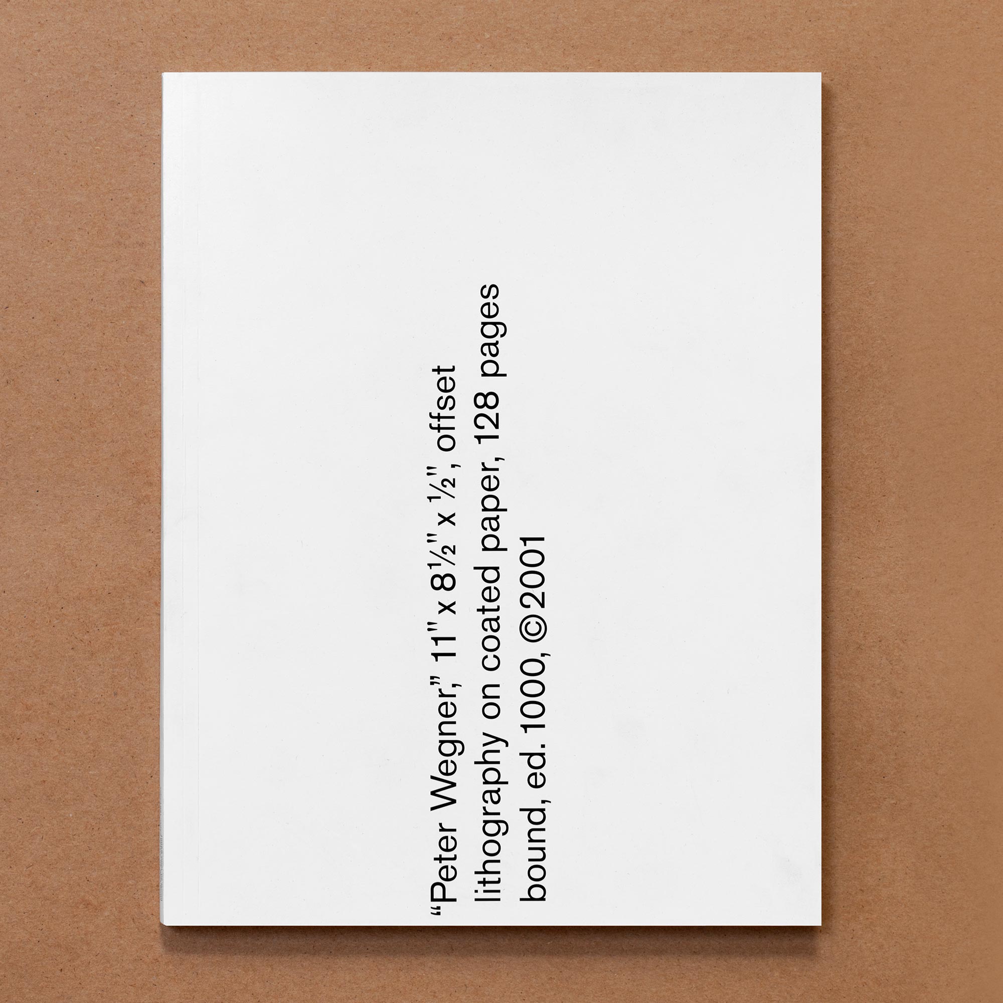 Peter Wegner, 11 Inches x 8½ Inches